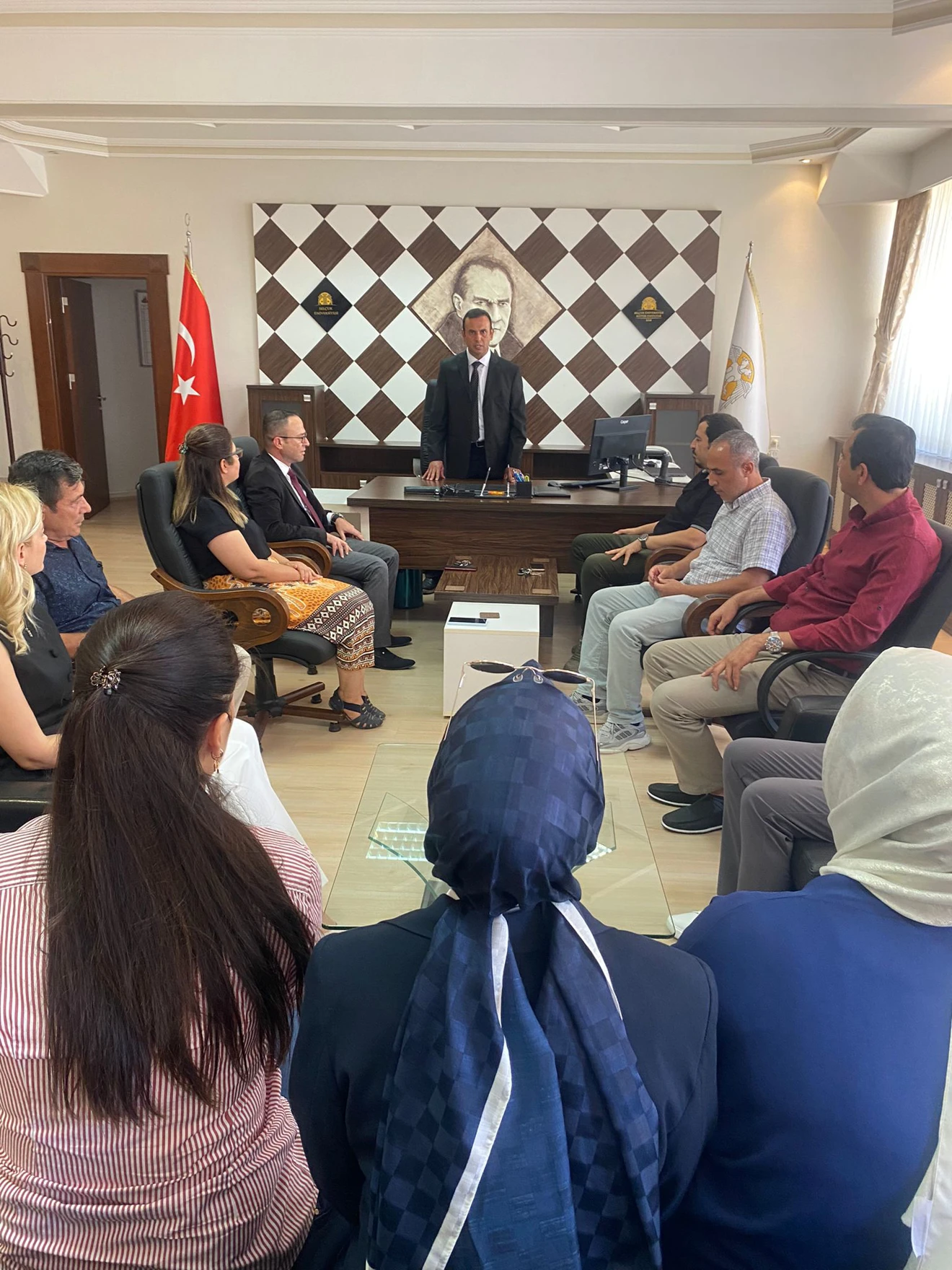 Eğitim Fakültesinde Bayrak Değişimi